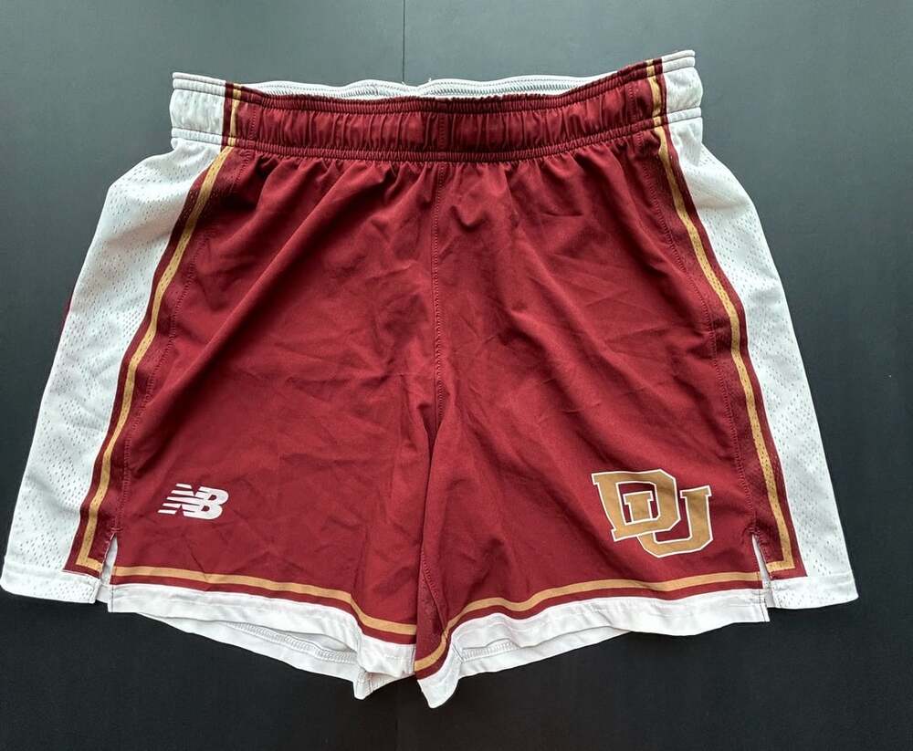 New Balance Denver Pioneers Shorts Size Medium Maroon